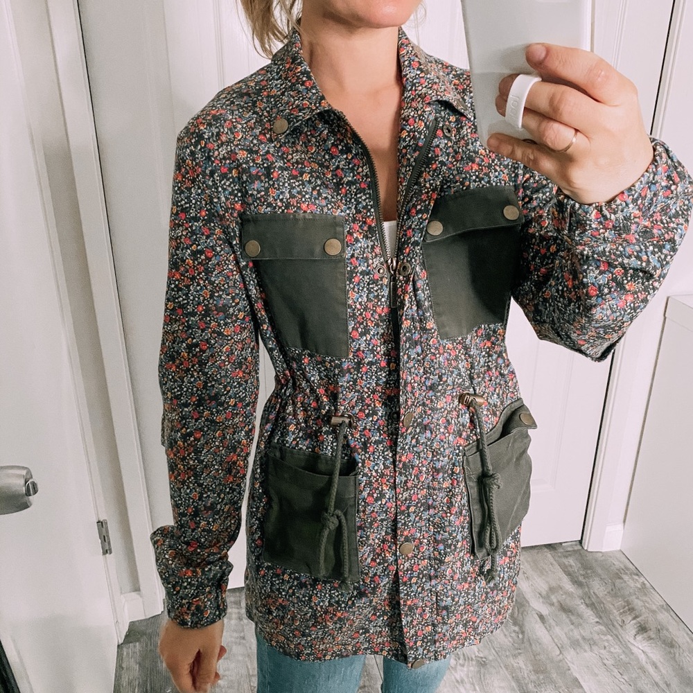 Floral Utility Jacket